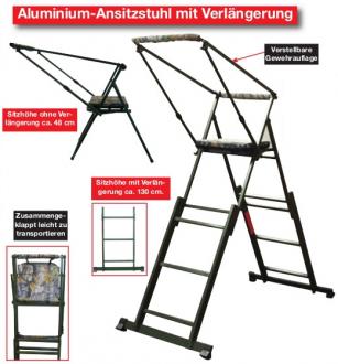 - Přenosný skládací hliníkový nízký posed 1,3m Berger 5